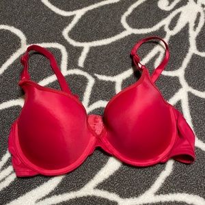 Ambrielle Red Push-up Bra Sz 36B